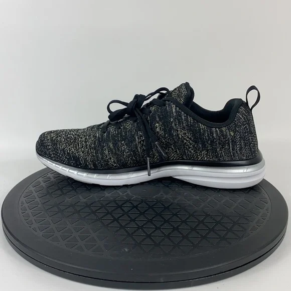 APL Techloom Pro Black/Gold Athletic Running Shoes Women's Size 9 - Picture 9 of 12